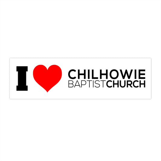 I Love Chilhowie Baptist Church Bumper Sticker