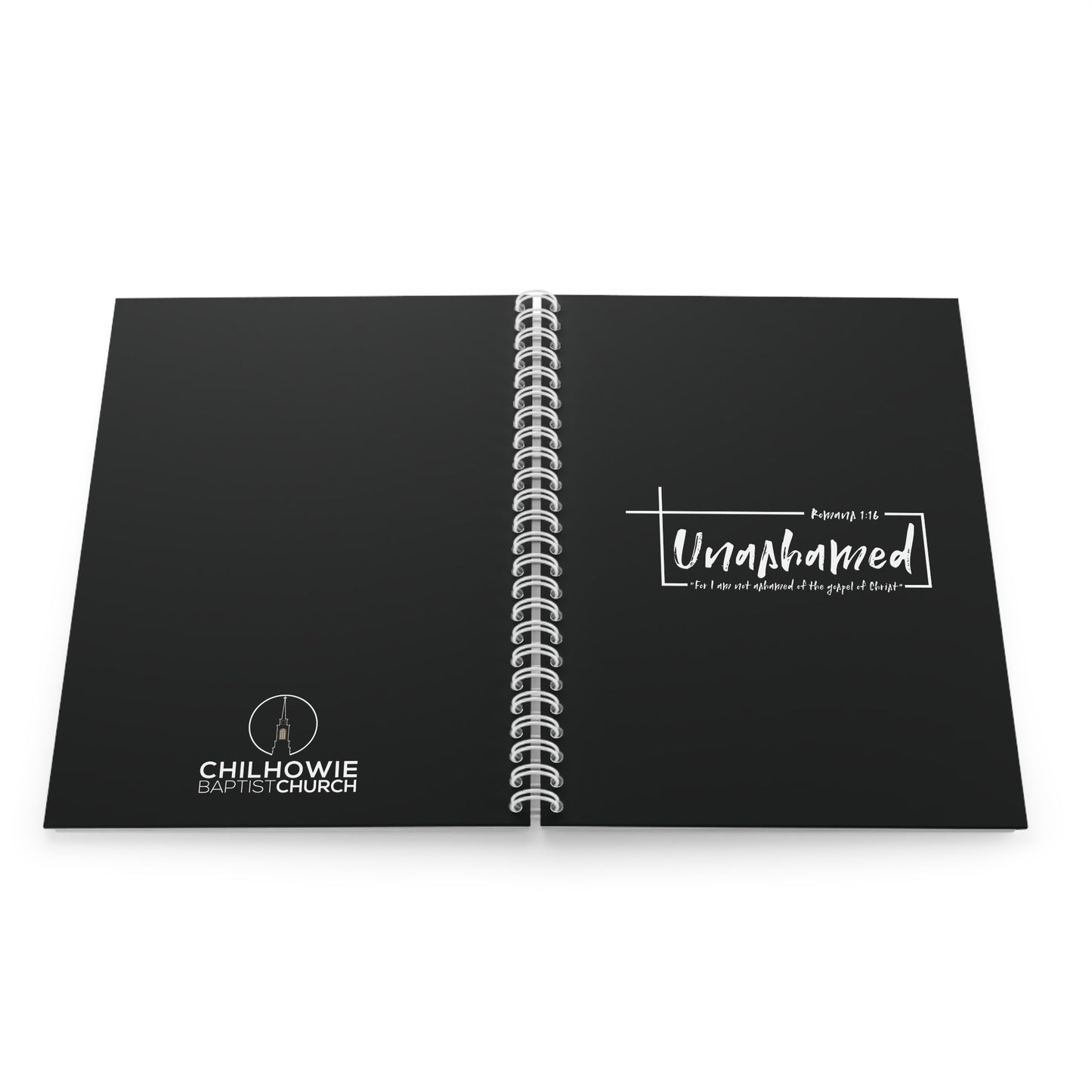 Unashamed Inspirational Spiral Notebook | Teen Camp 2025