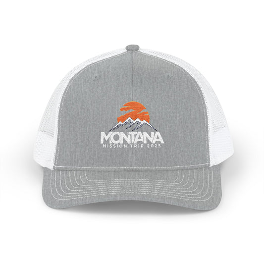 Montana Mission Trip Embroidered Snapback Trucker Cap