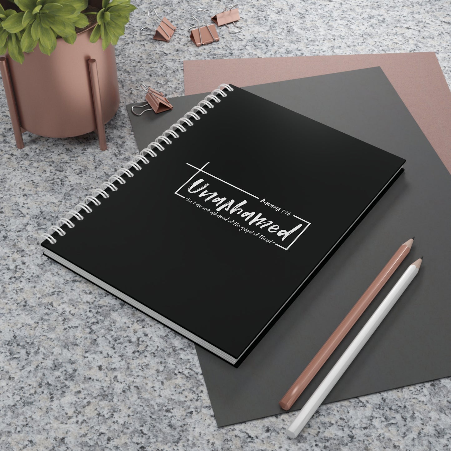 Unashamed Inspirational Spiral Notebook | Teen Camp 2025