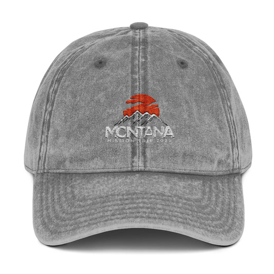 Montana Mission Trip Vintage Embroidered Cap