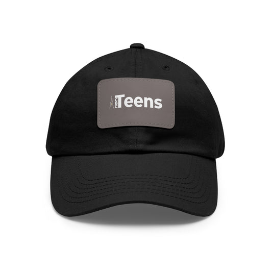 CBC Teens Hat with Rectangle Leather Patch