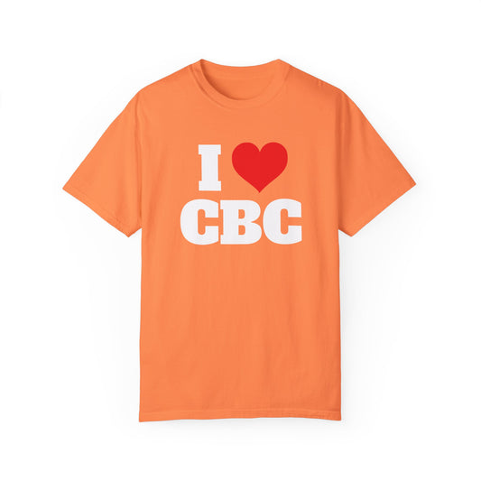 I Love CBC Unisex Garment-Dyed T-Shirt