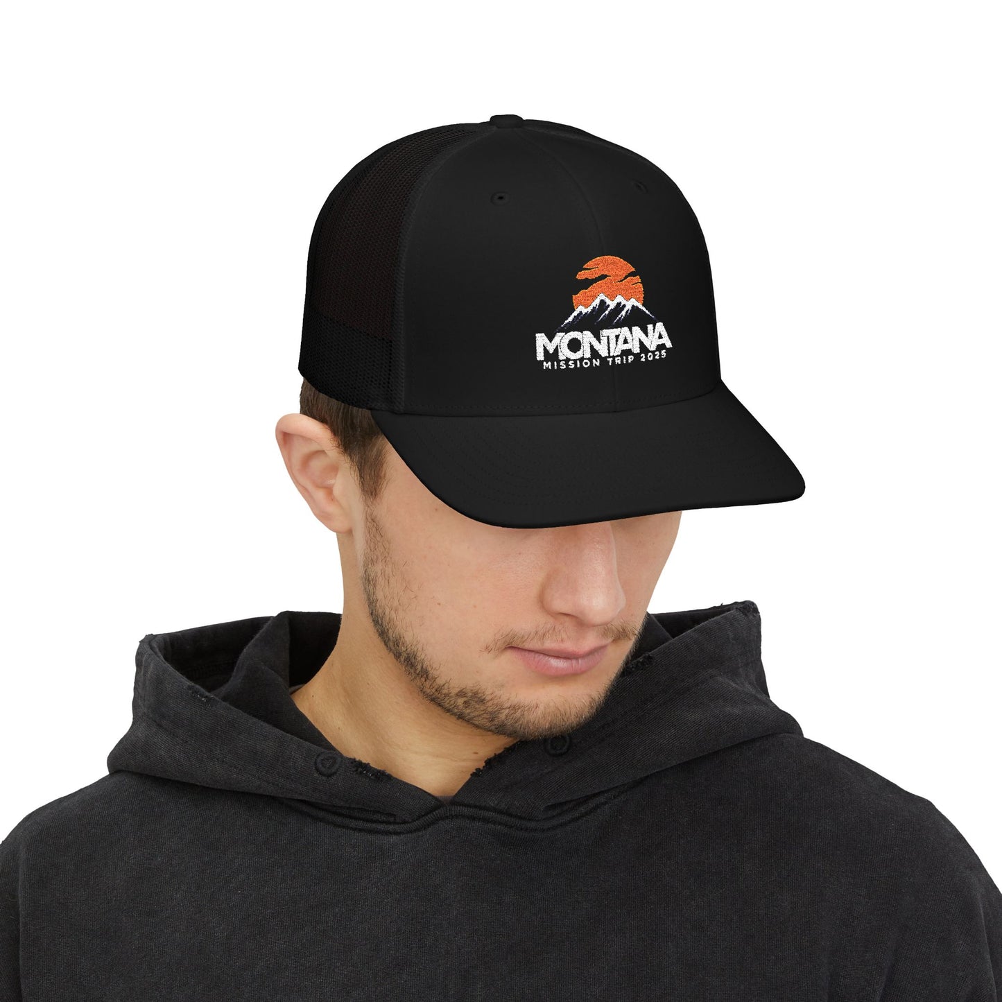 Montana Mission Trip Embroidered Snapback Trucker Cap