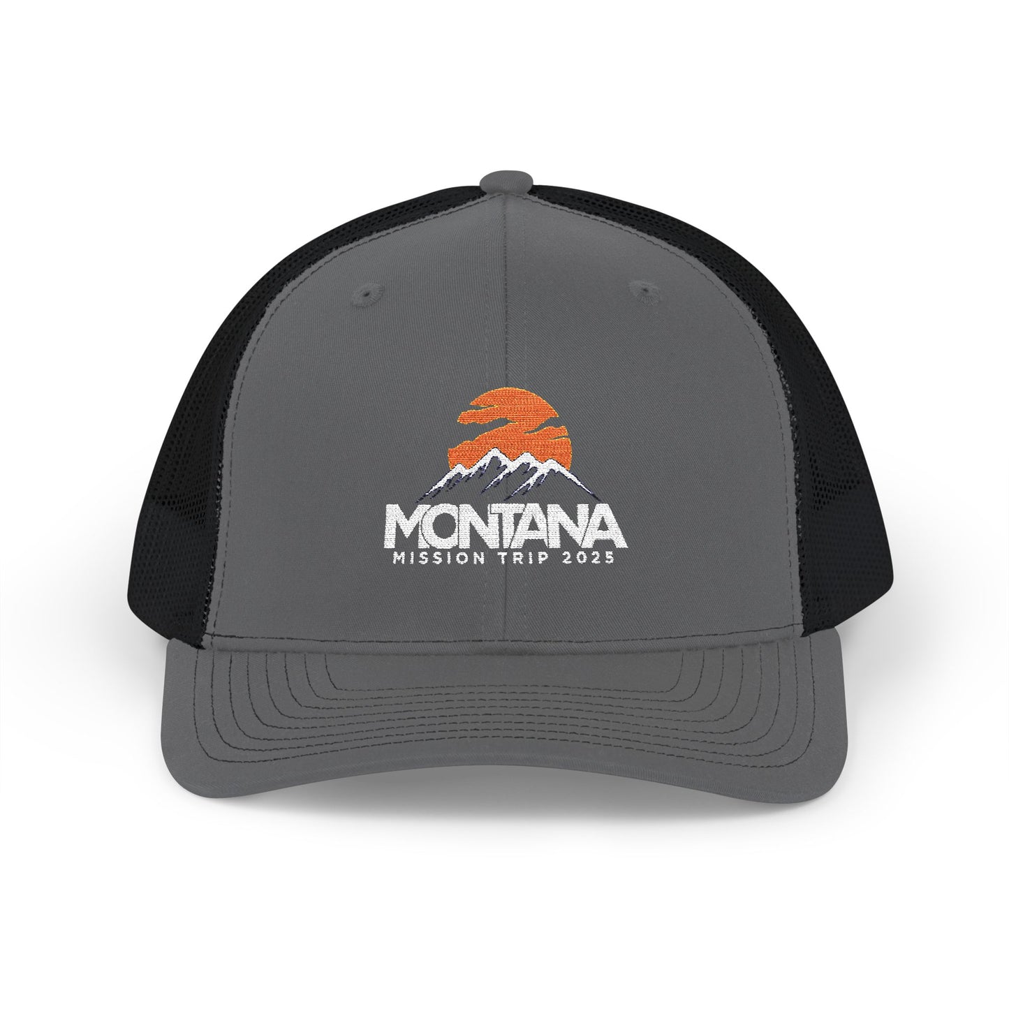 Montana Mission Trip Embroidered Snapback Trucker Cap