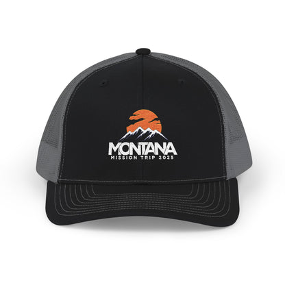 Montana Mission Trip Embroidered Snapback Trucker Cap