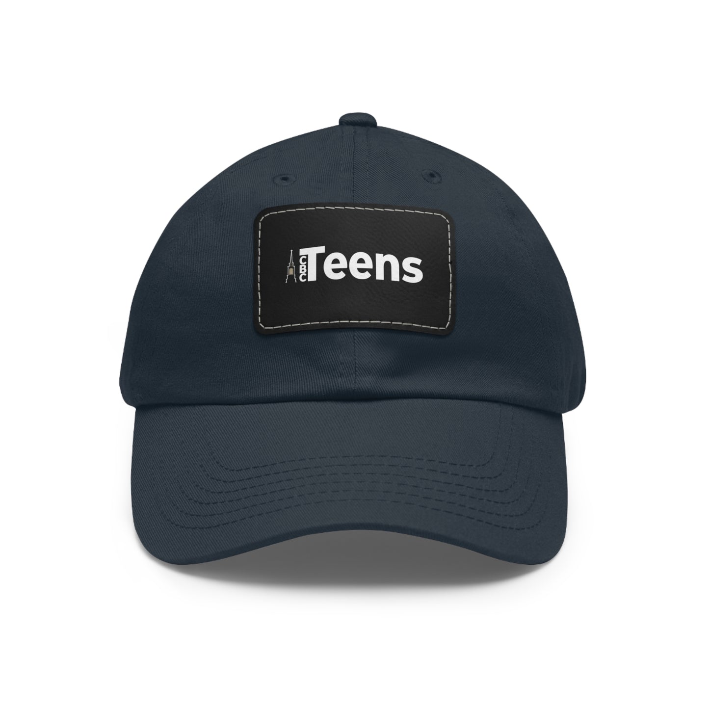 CBC Teens Hat with Rectangle Leather Patch