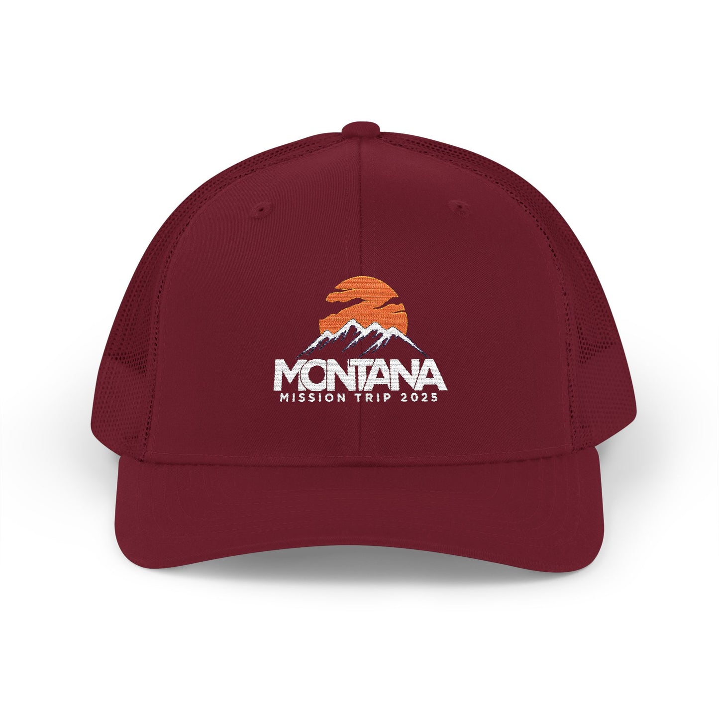 Montana Mission Trip Embroidered Snapback Trucker Cap