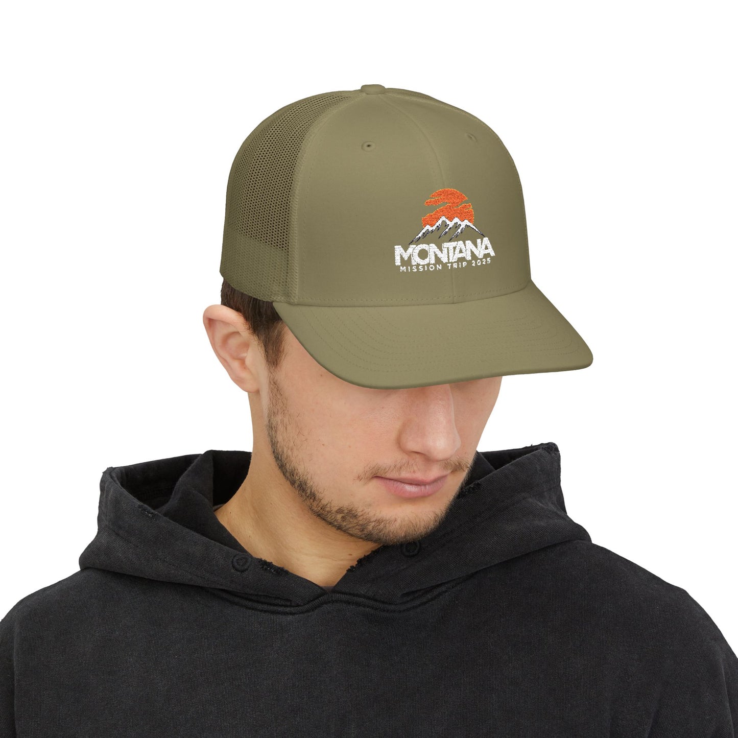 Montana Mission Trip Embroidered Snapback Trucker Cap