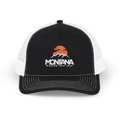 Montana Mission Trip Embroidered Snapback Trucker Cap