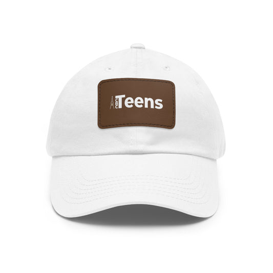 CBC Teens Hat with Rectangle Leather Patch