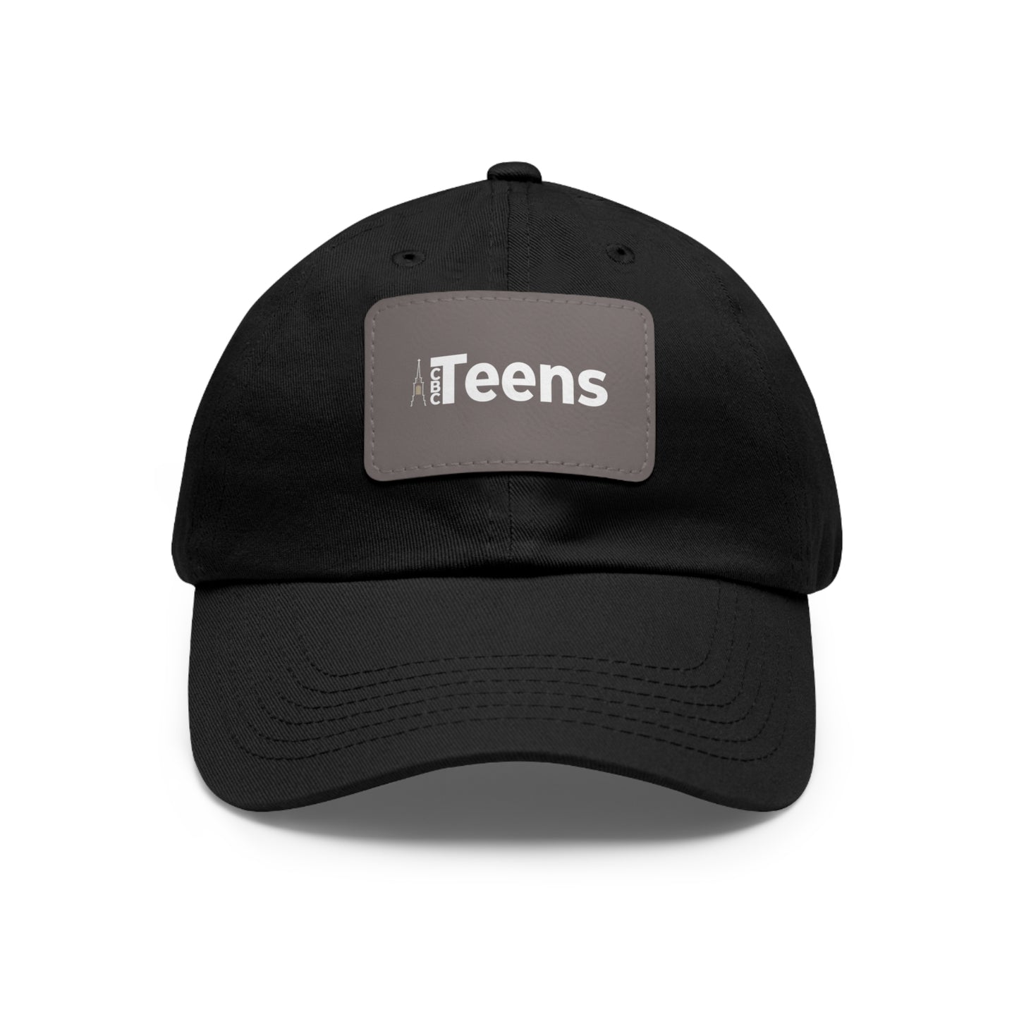CBC Teens Hat with Rectangle Leather Patch