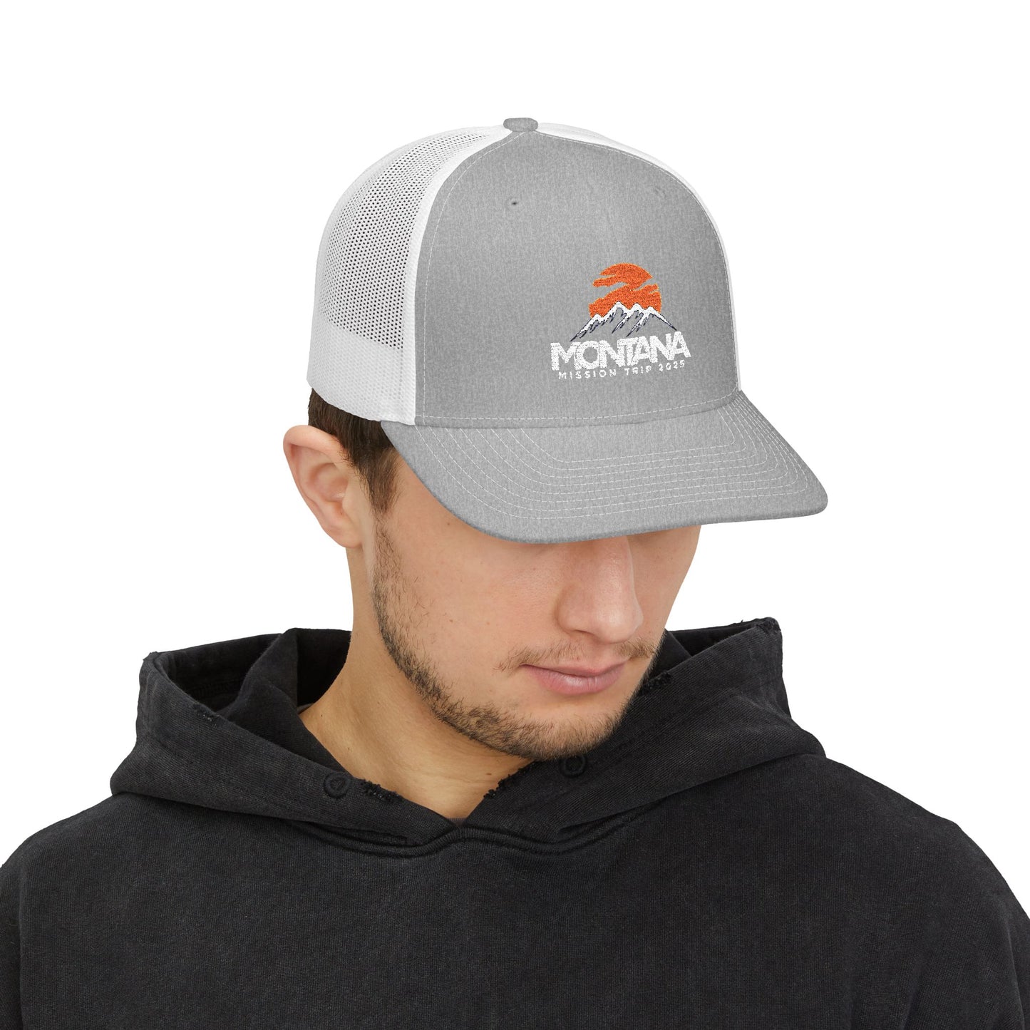 Montana Mission Trip Embroidered Snapback Trucker Cap